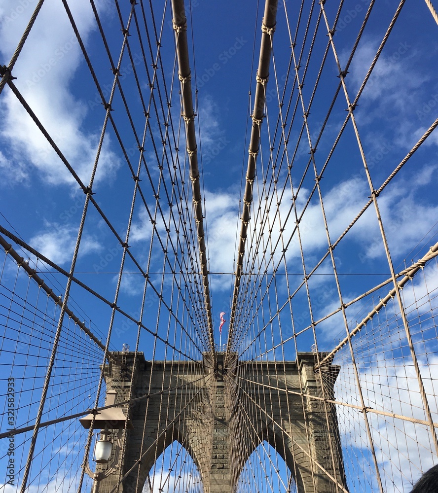 Fototapeta premium brooklyn bridge and manhattan