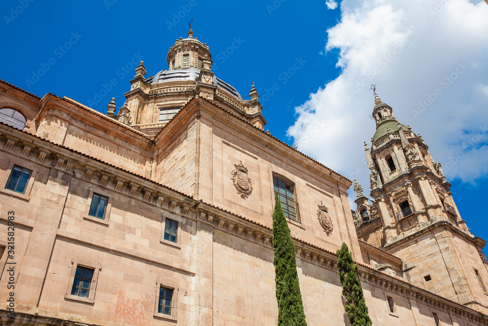 Historic building of the Royal College of the Holy Spirit of the Society of Jesus, commonly called La Clerencia, built in the 18th century and currently the headquarters of the University of Salamanca