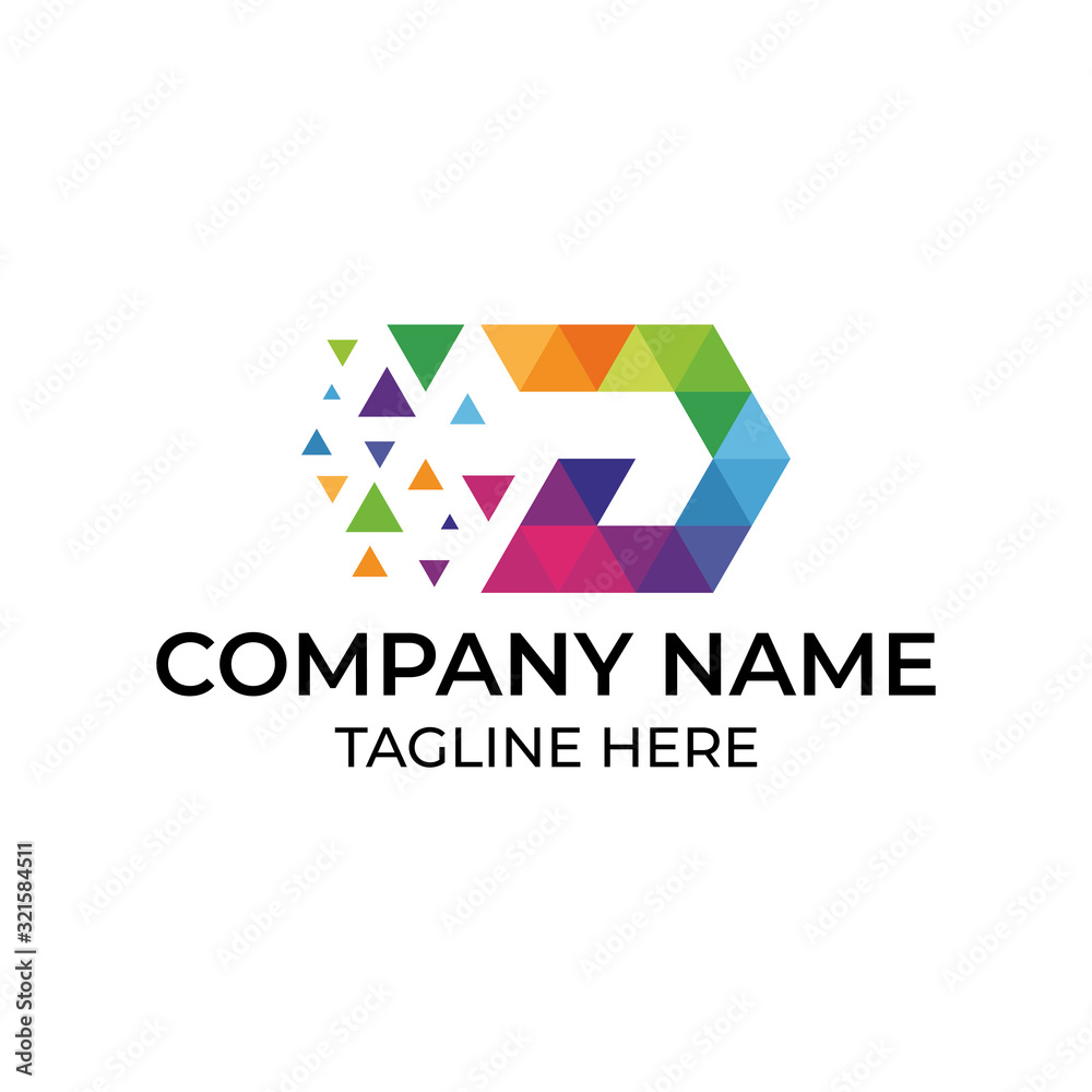 Modern and simple logo design for technology and internet Modern and simple logo design for technology and internet