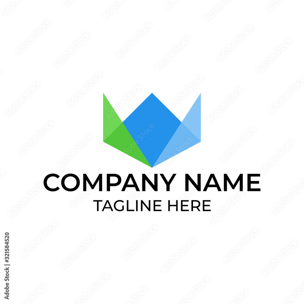 Modern and simple logo design for mountain with geometric style Modern and simple logo design for mountain with geometric style