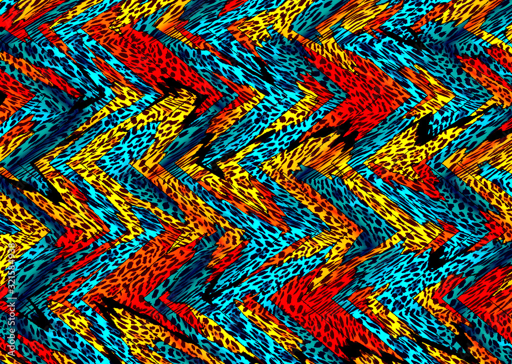 abstract leopard skin texture design
