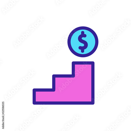 franchise business icon vector. Thin line sign. Isolated contour symbol illustration