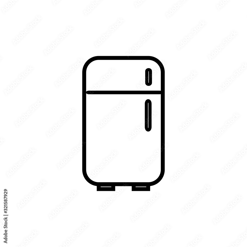 refrigerator icon design vector logo template EPS 10 refrigerator icon design vector logo template EPS 10