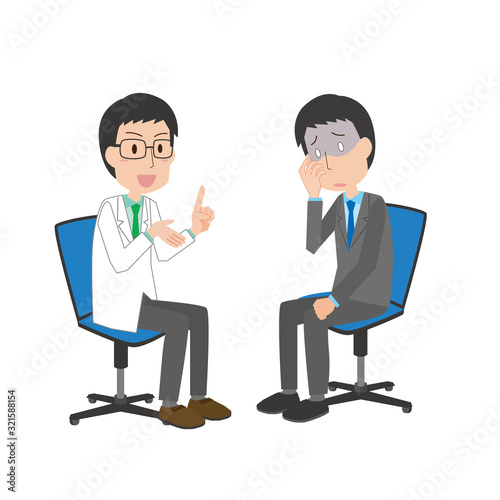 カウンセリング　問診　うつ　うつ病　診断　精神科　産業医　健康診断　相談　医者