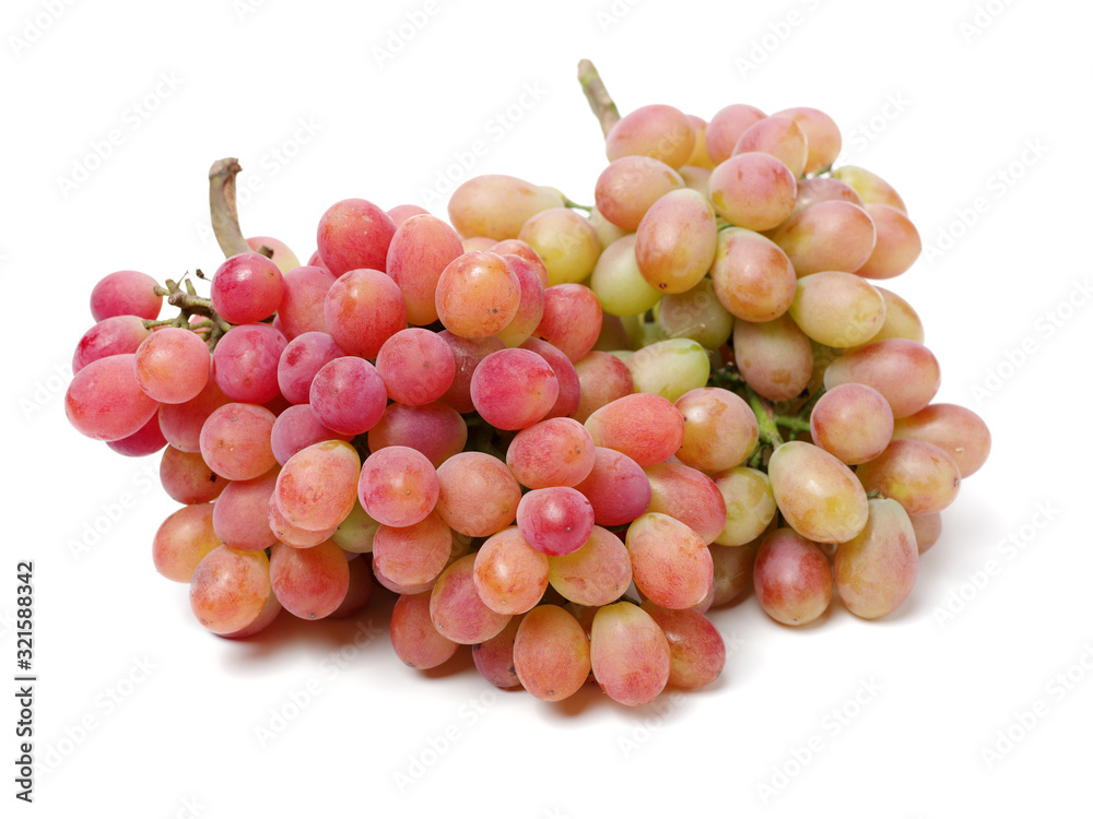 Obraz premium Grapes on a white background