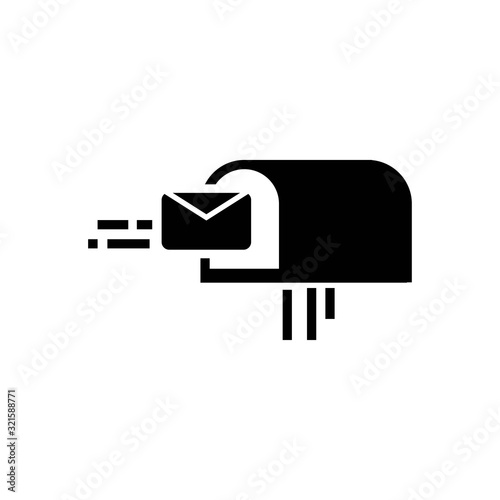 mail box icon design vector logo template EPS 10