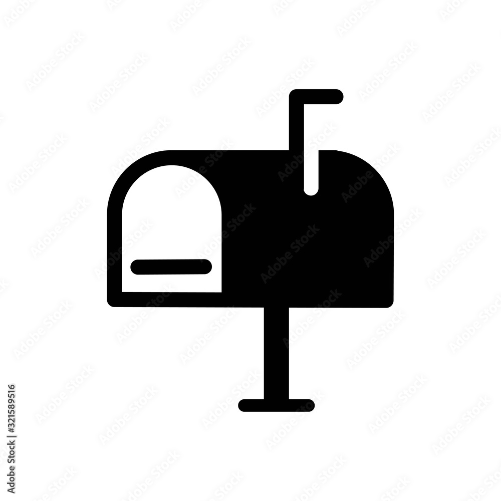 mail box icon design vector logo template EPS 10 mail box icon design vector logo template EPS 10