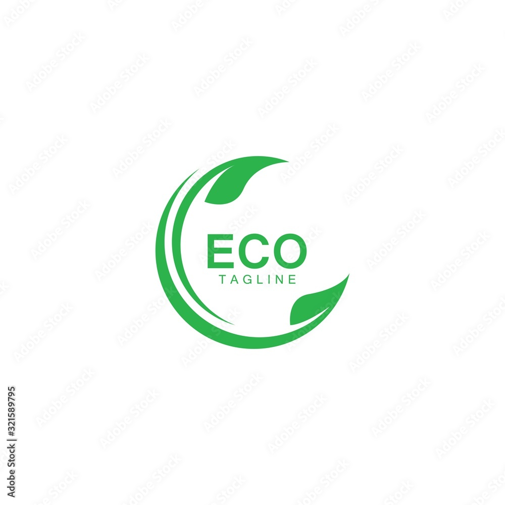 Eco Tree Leaf Logo Template Eco Tree Leaf Logo Template
