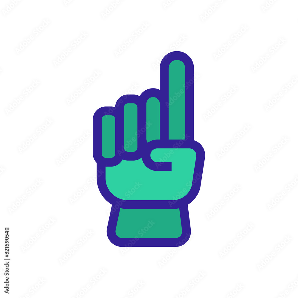 Cricket judge icon vector. Thin line sign. Isolated contour symbol illustration Cricket judge icon vector. Thin line sign. Isolated contour symbol illustration