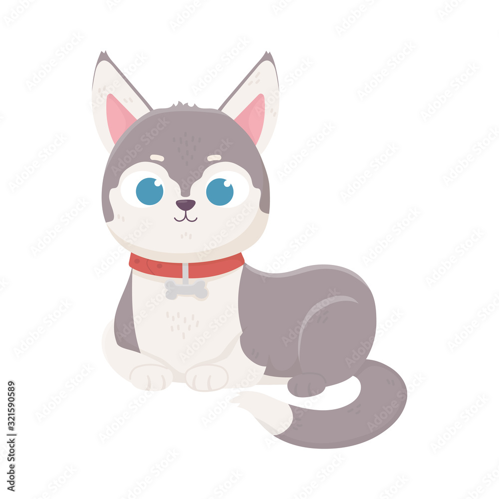 cute dog lying domestic cartoon animal, pets cute dog lying domestic cartoon animal, pets