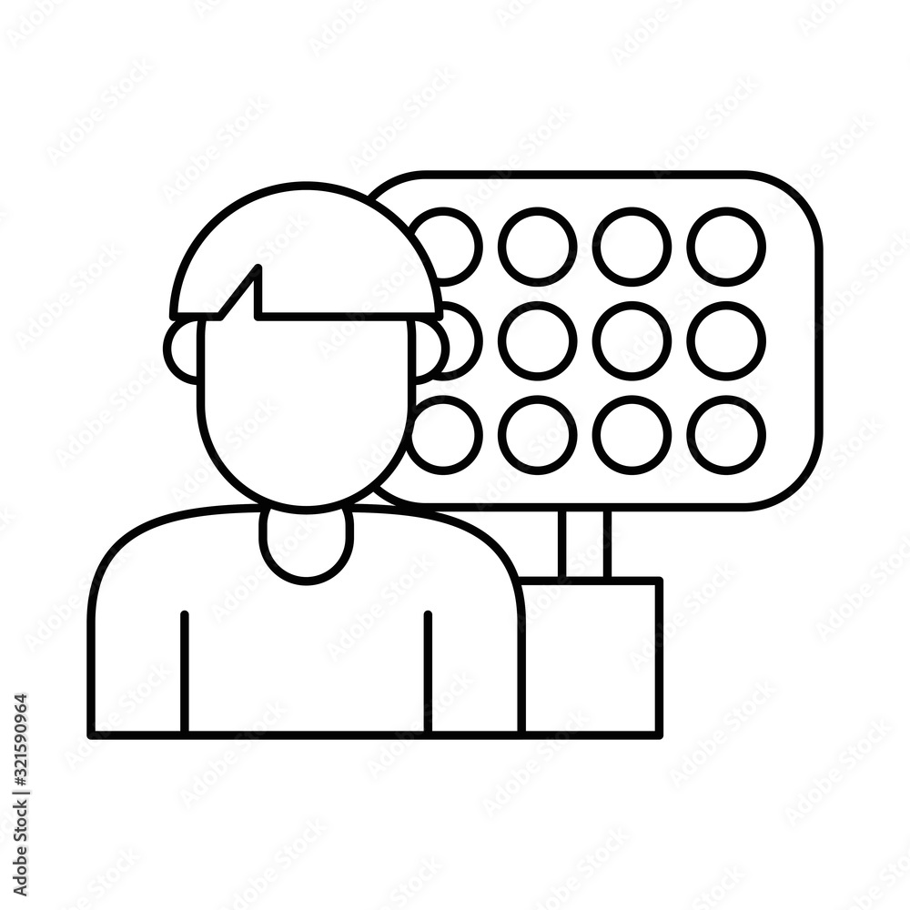 american football sport player character with lamps american football sport player character with lamps