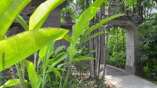 BALI, INDONSIA. 2019 Dec 10th. Street View of Ubud Central, Bali Island. photo