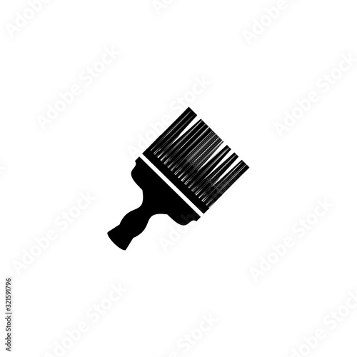 brush icon vector design logo template EPS 10