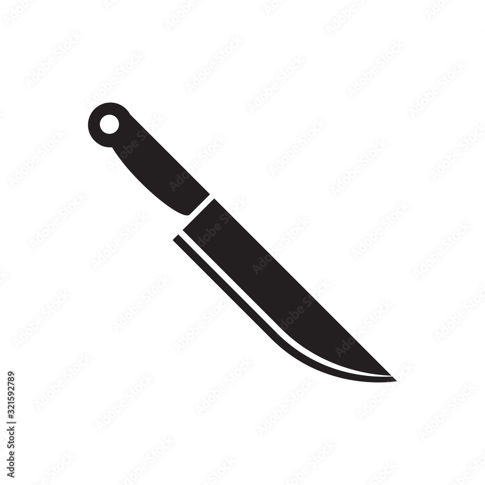 knife icon design vector logo template EPS 10 knife icon design vector logo template EPS 10