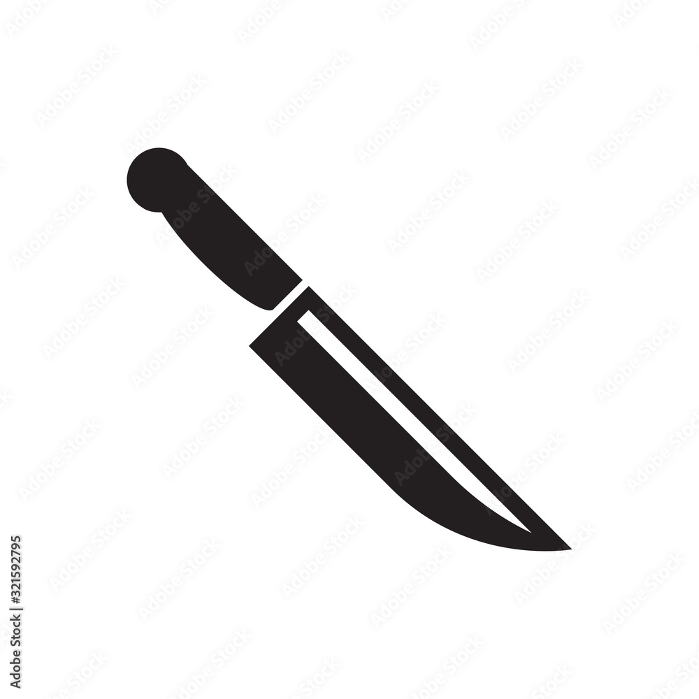 knife icon design vector logo template EPS 10 knife icon design vector logo template EPS 10