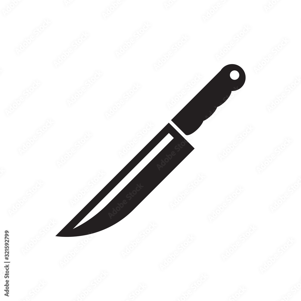 knife icon design vector logo template EPS 10 knife icon design vector logo template EPS 10