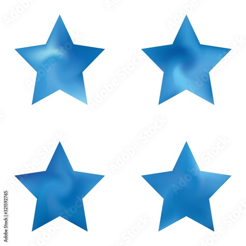 Collection of pentagram colored backgrounds.