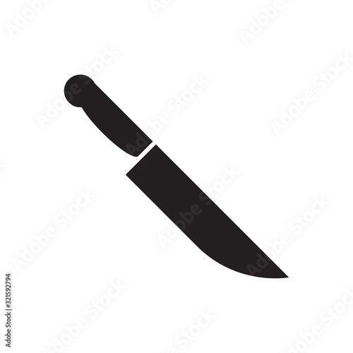 knife icon design vector logo template EPS 10