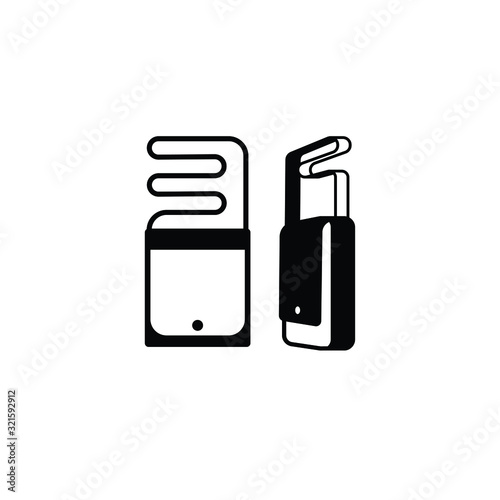 Mail bag icon vector