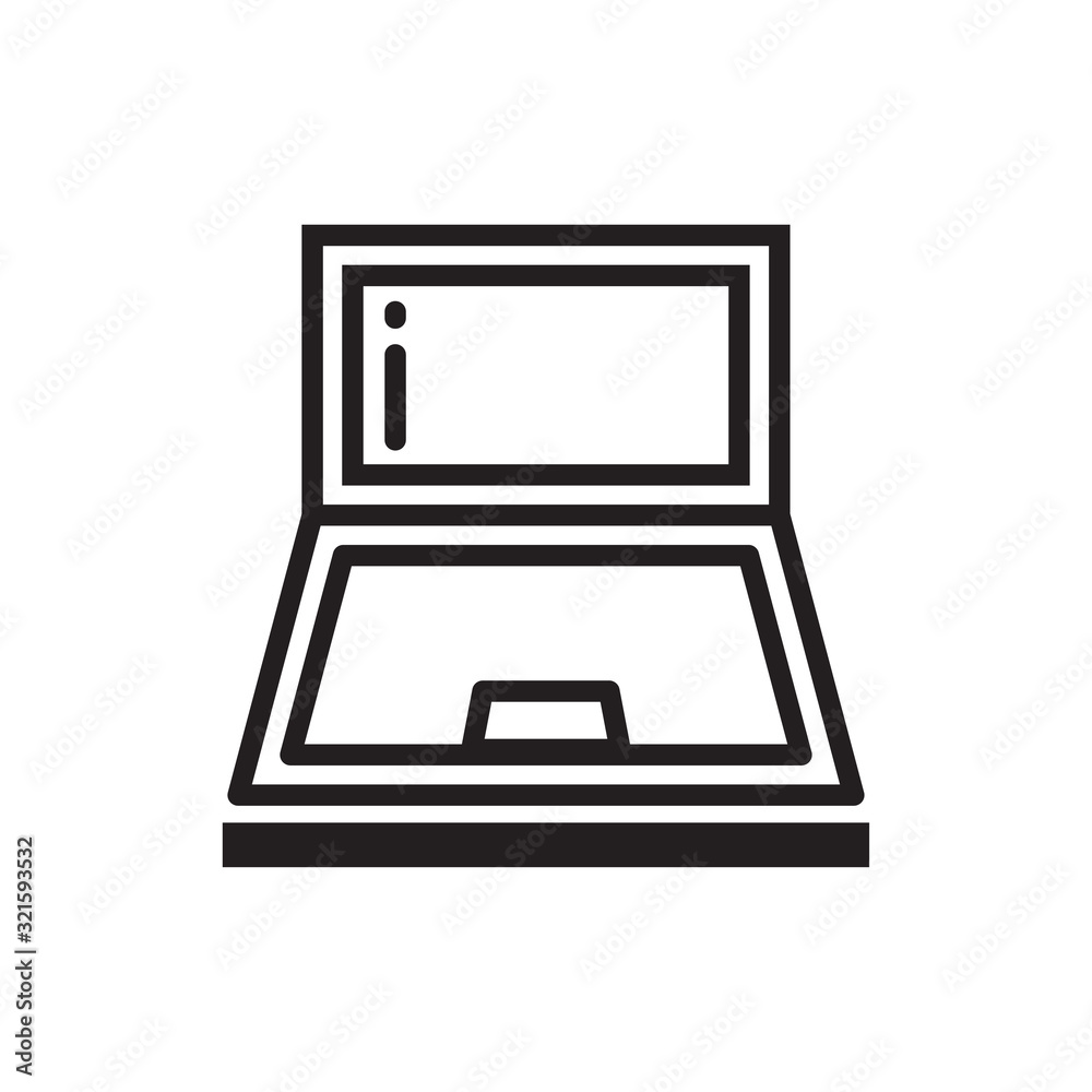 laptop icon design vector logo template EPS 10 laptop icon design vector logo template EPS 10
