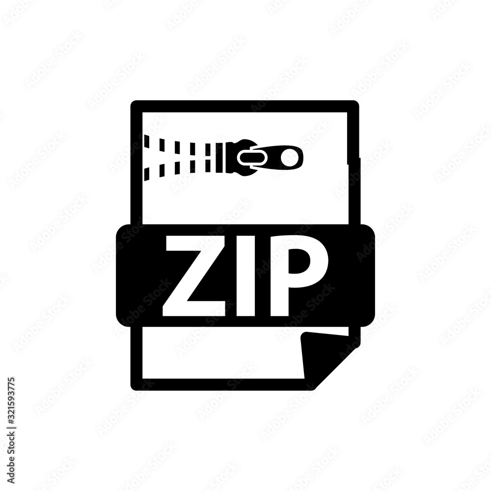 zip icon vector design logo template EPS 10 zip icon vector design logo template EPS 10