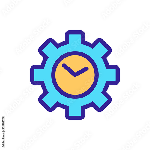 Automation icon vector. Thin line sign. Isolated contour symbol illustration