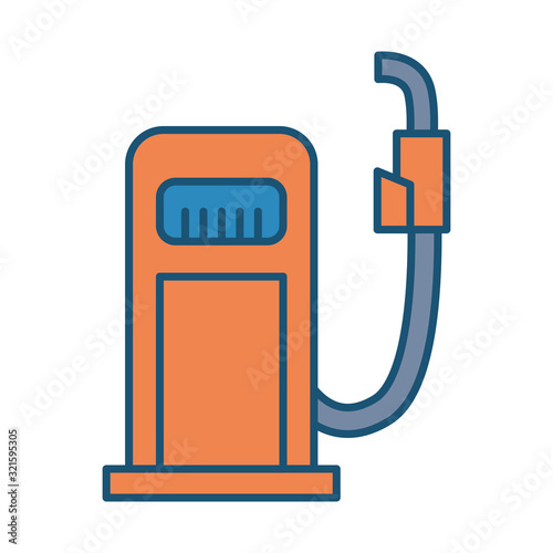station service oil isolated icon