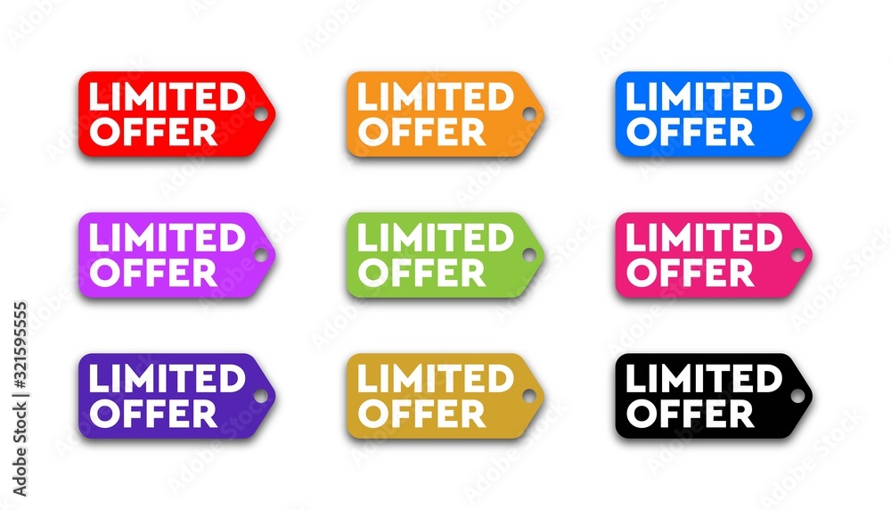 Limited offer banner background vector illustration, web banner design, discount card, promotion, flyer layout, ad, advertisement, printing media. Limited offer banner background vector illustration, web banner design, discount card, promotion, flyer layout, ad, advertisement, printing media.