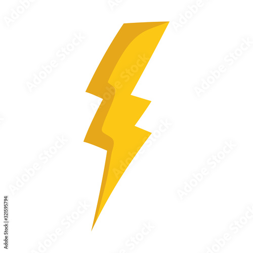 thunderbolt energy power volt electric icon