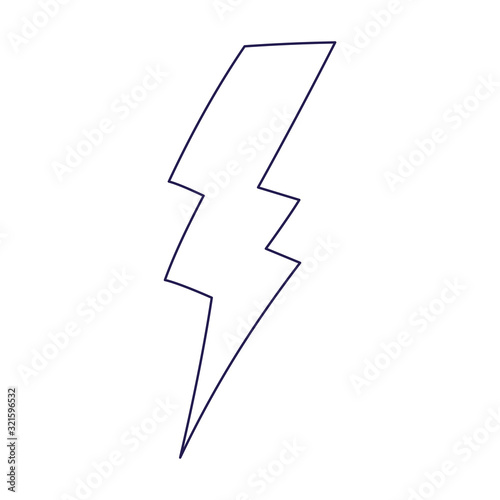 thunderbolt energy power volt electric icon