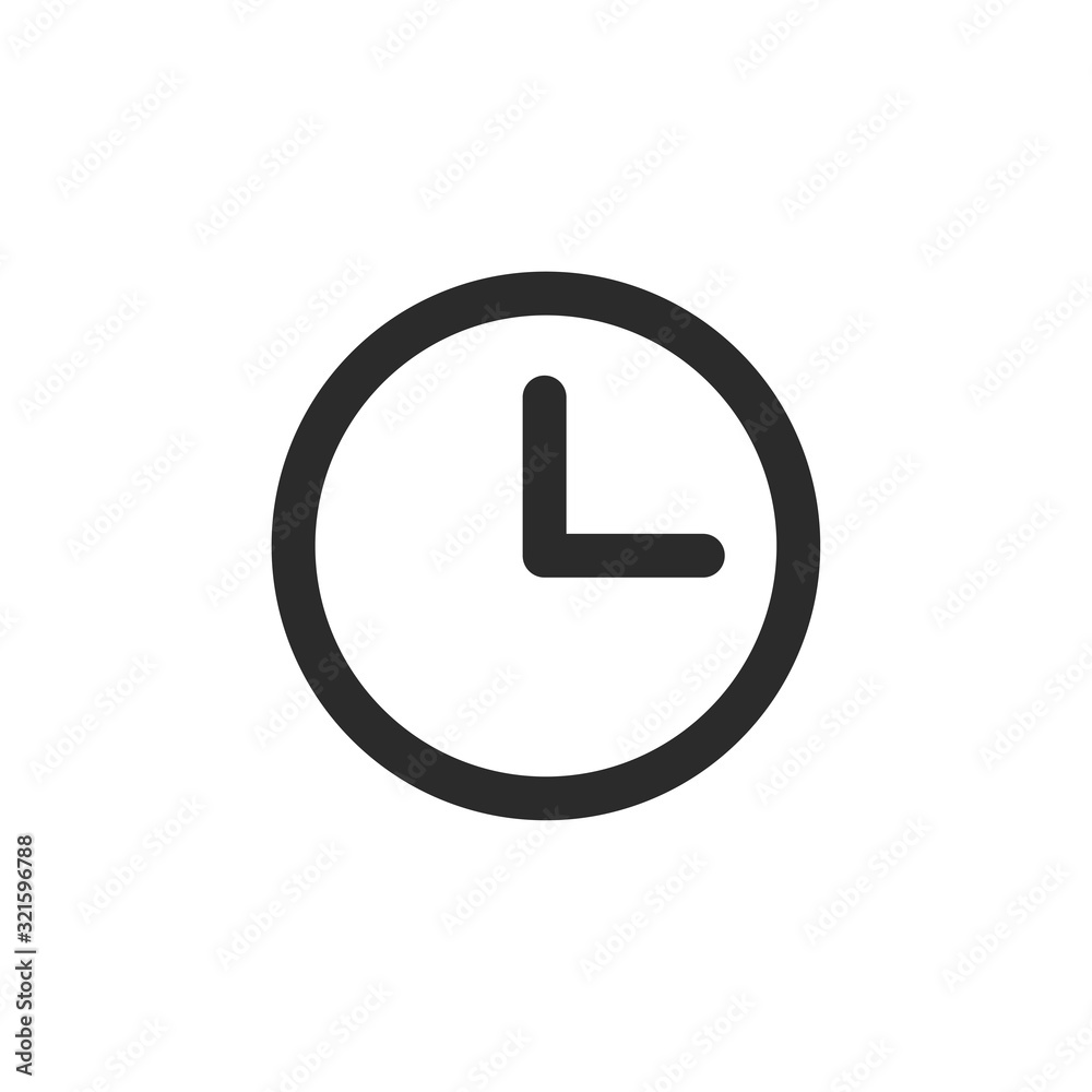 Time clock icon Stock vector illustration Time clock icon Stock vector illustration