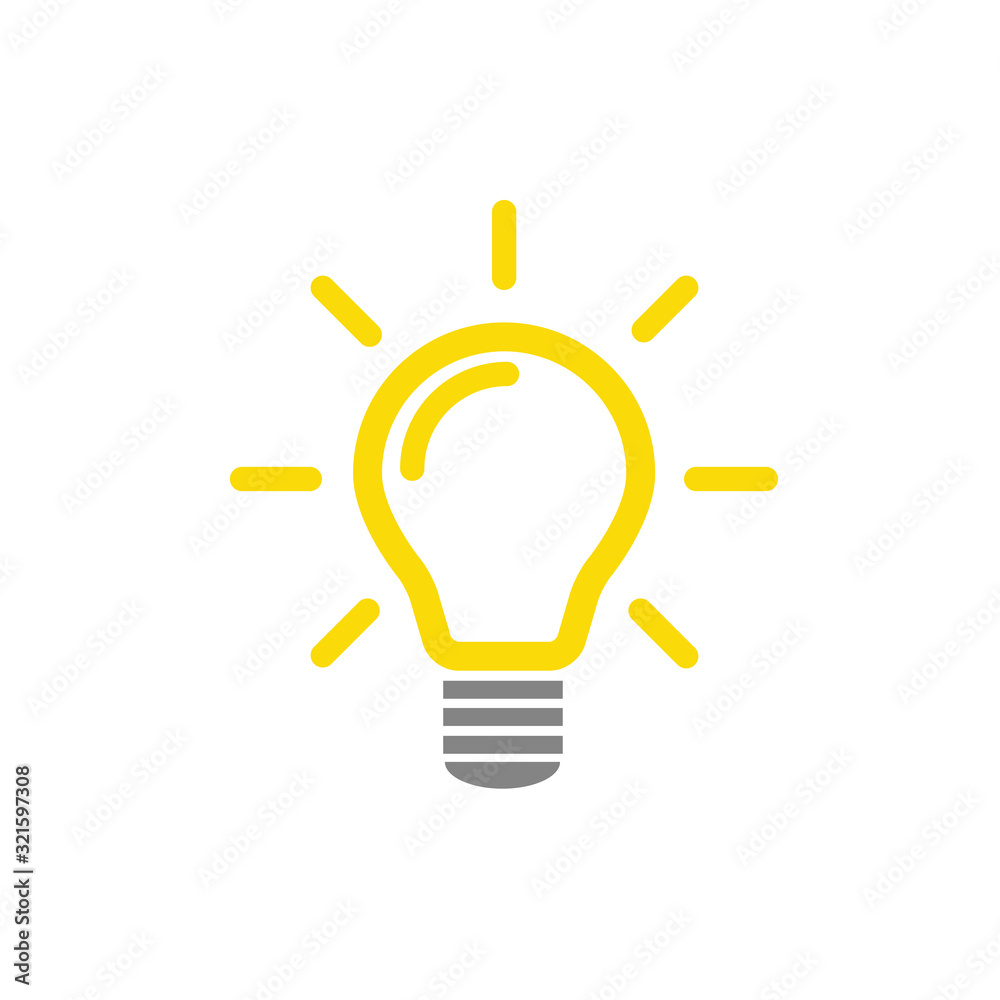 The light bulb is full of ideas And creative thinking, analytical thinking for processing. Light bulb icon vector. ideas symbol illustration. The light bulb is full of ideas And creative thinking, analytical thinking for processing. Light bulb icon vector. ideas symbol illustration.
