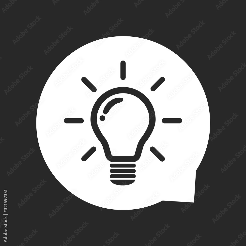 The light bulb is full of ideas And creative thinking, analytical thinking for processing. Light bulb icon vector. ideas symbol illustration. The light bulb is full of ideas And creative thinking, analytical thinking for processing. Light bulb icon vector. ideas symbol illustration.