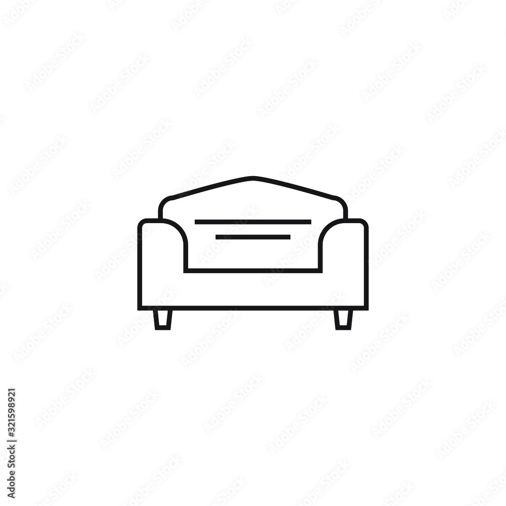 sofa icon design. vector illustration sofa icon design. vector illustration