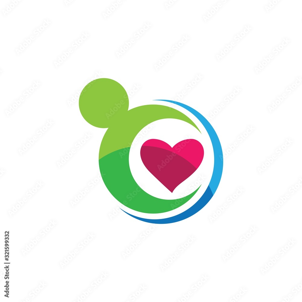 Pregnant logo creative vector icon Pregnant logo creative vector icon