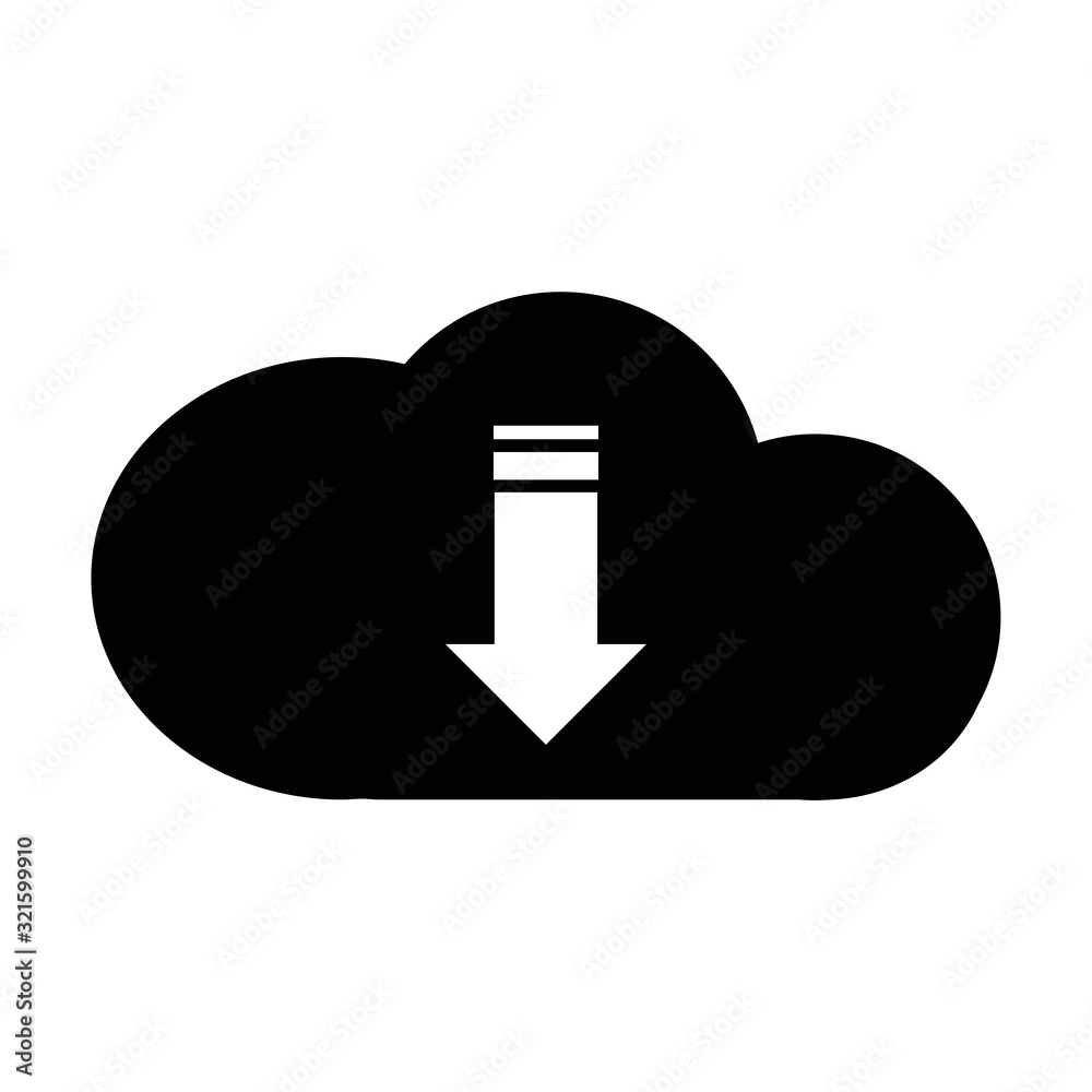 Image icon - vector Loading download and upload Image icon - vector Loading download and upload