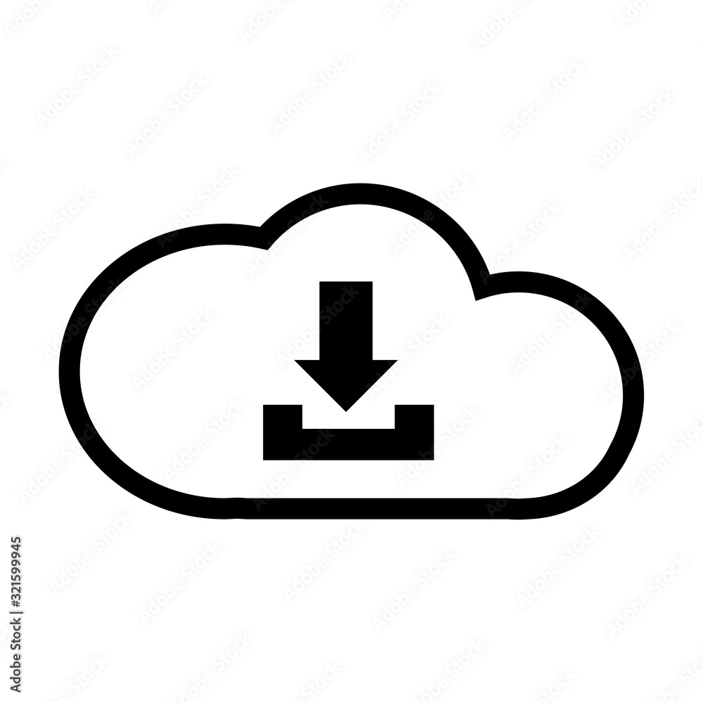 Obraz premium Image icon - vector Loading download and upload