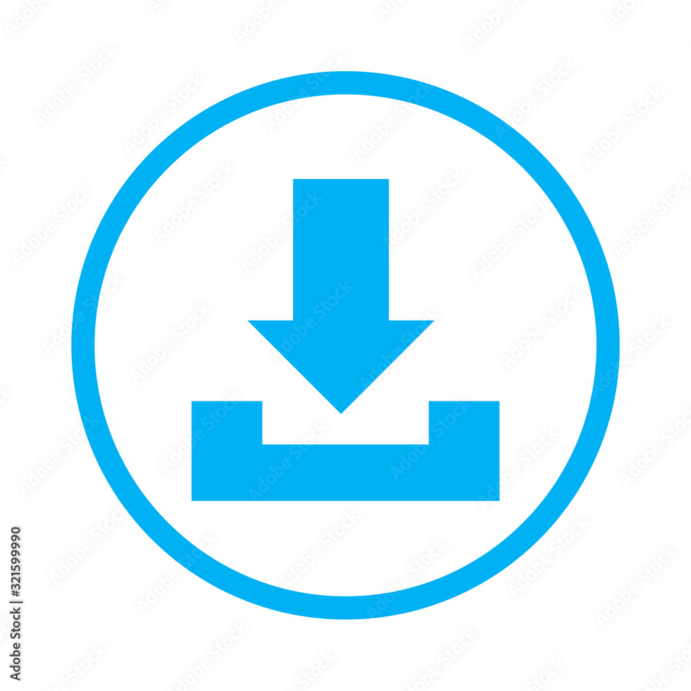 Image icon - vector Loading download and upload Image icon - vector Loading download and upload