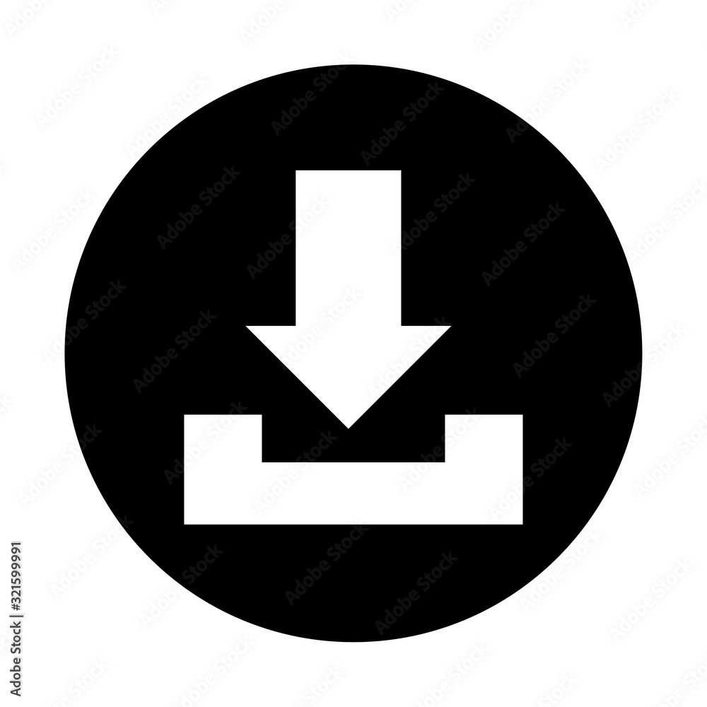 Image icon - vector Loading download and upload Image icon - vector Loading download and upload