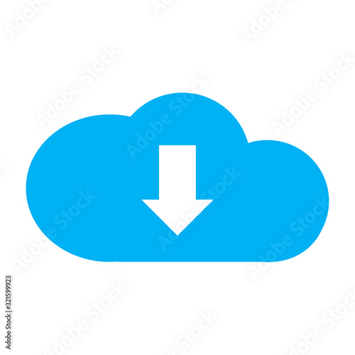Image icon - vector Loading download and upload