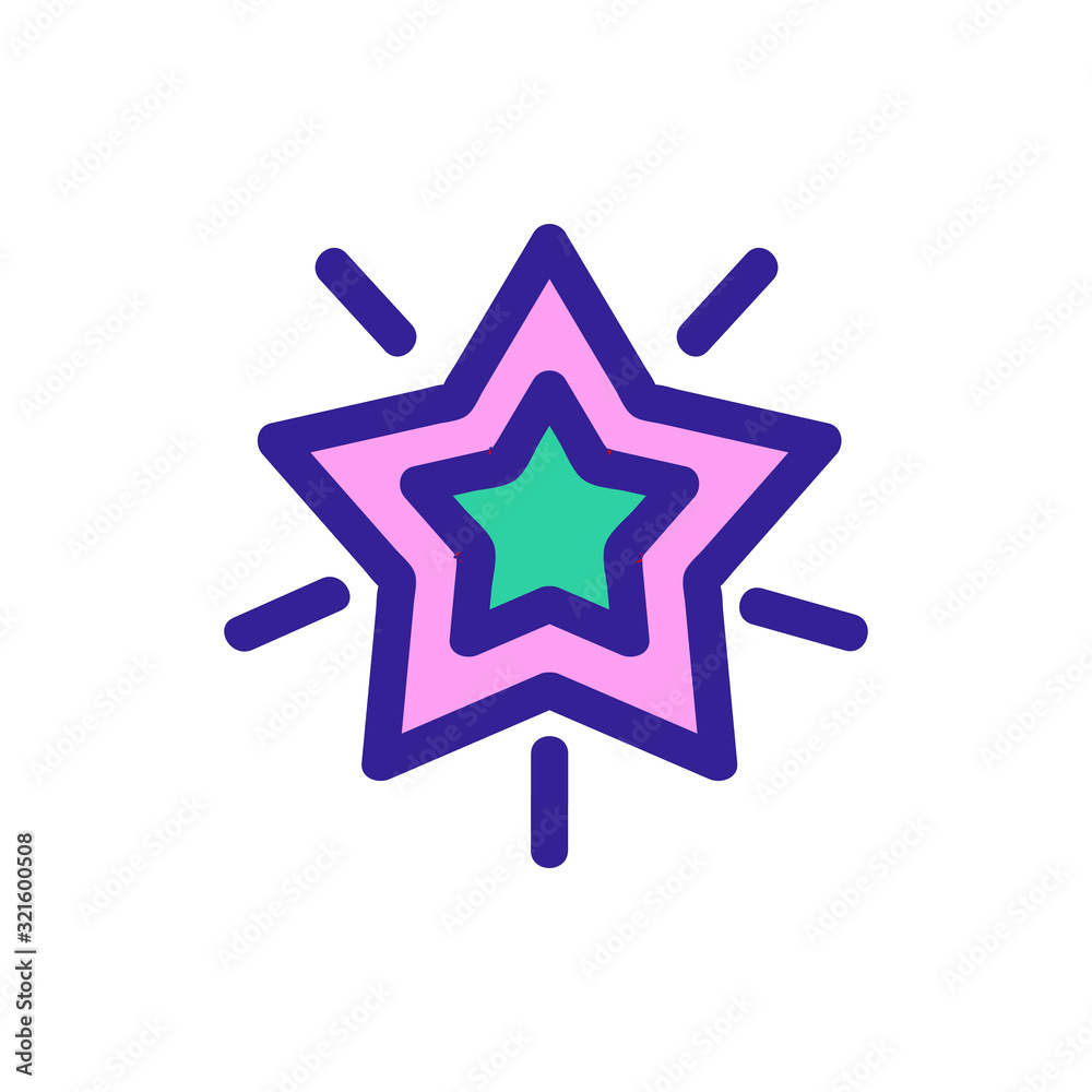 Rock music icon vector. Thin line sign. Isolated contour symbol illustration Rock music icon vector. Thin line sign. Isolated contour symbol illustration