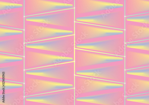 Abstract triangle pattern for design. Designs for textile needs. Stylized triangle shapes with sweet gradient color background.