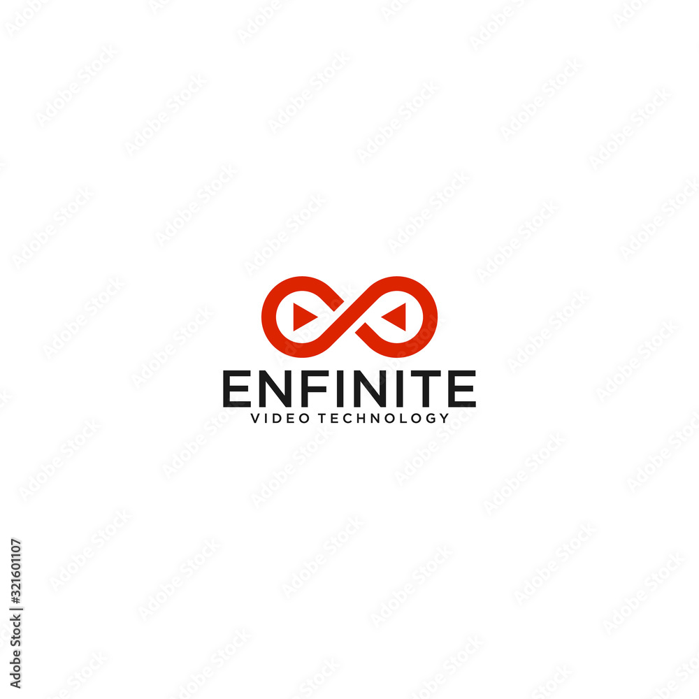 Infinity Video Technology Logo Template