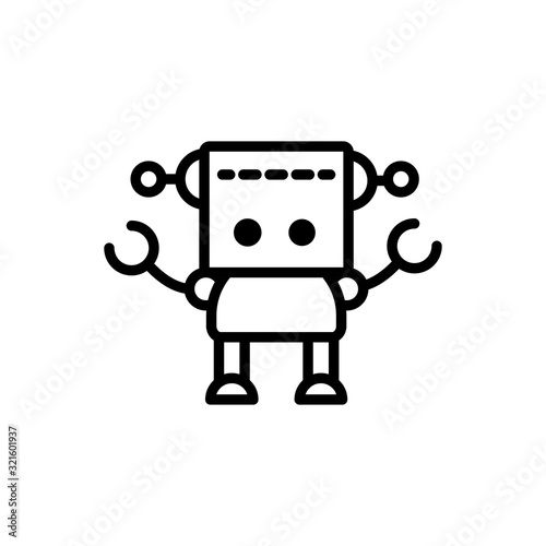 robot fiction technology character artificial machine linear design