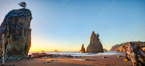 Rialto Beackh Panorama, Taken in Olympic National Park, Washington USA