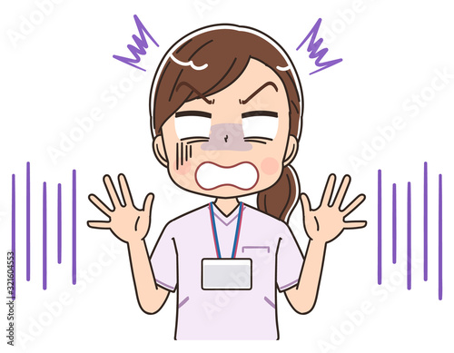 看護師 白衣 女 イラスト ナース マンガ 医療 かわいい