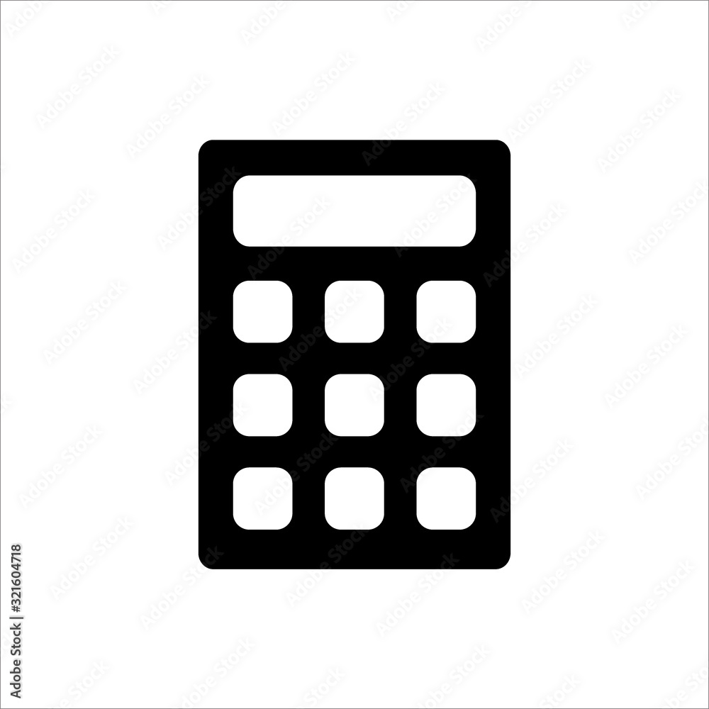 Calculator icon vector template Calculator icon vector template