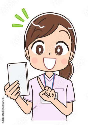 看護師 白衣 女 イラスト ナース マンガ 医療 かわいい