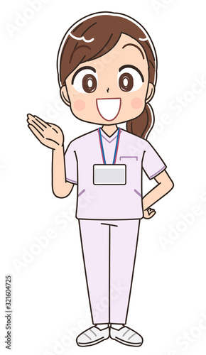 看護師 白衣 女 イラスト ナース マンガ 医療 かわいい