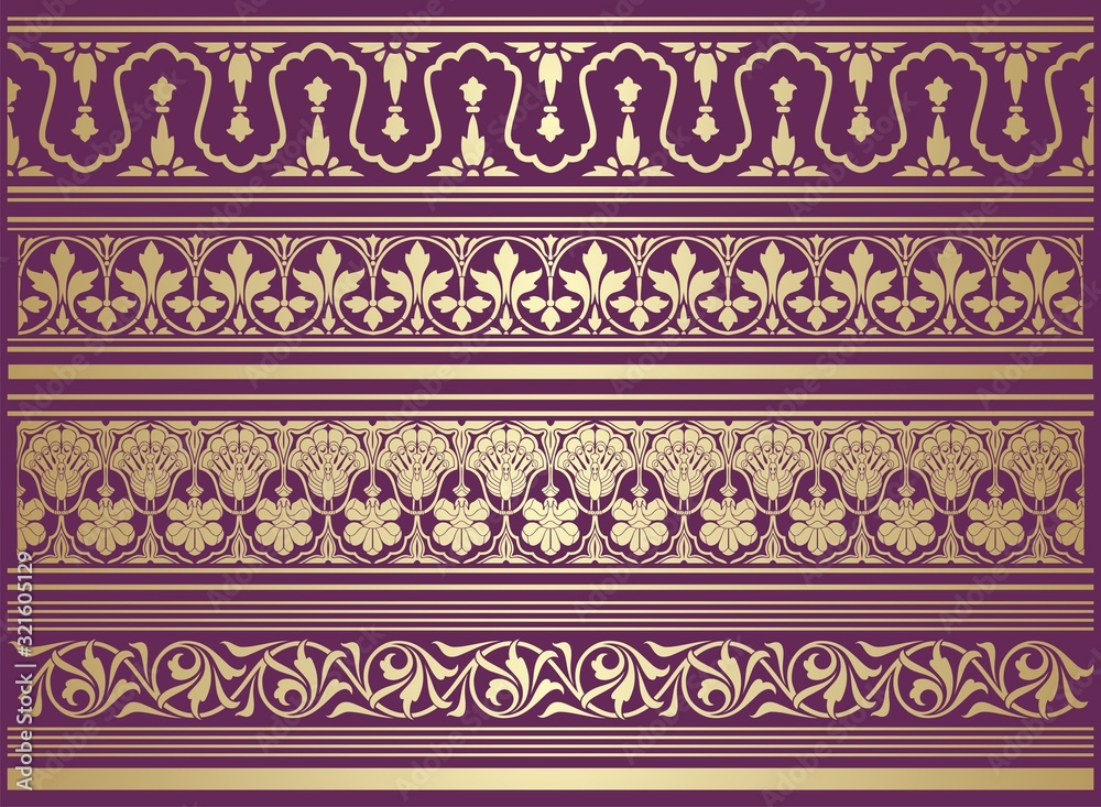 paisley floral pattern, textile , Rajasthan, royal India paisley floral pattern, textile , Rajasthan, royal India